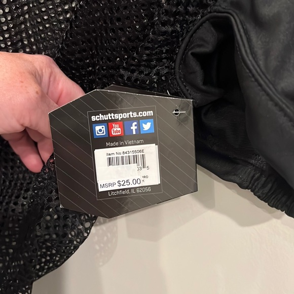 Brand NEW Schutt Varsity Football Practice Jersey Black Varsity L 100% Polyester - Picture 7 of 17